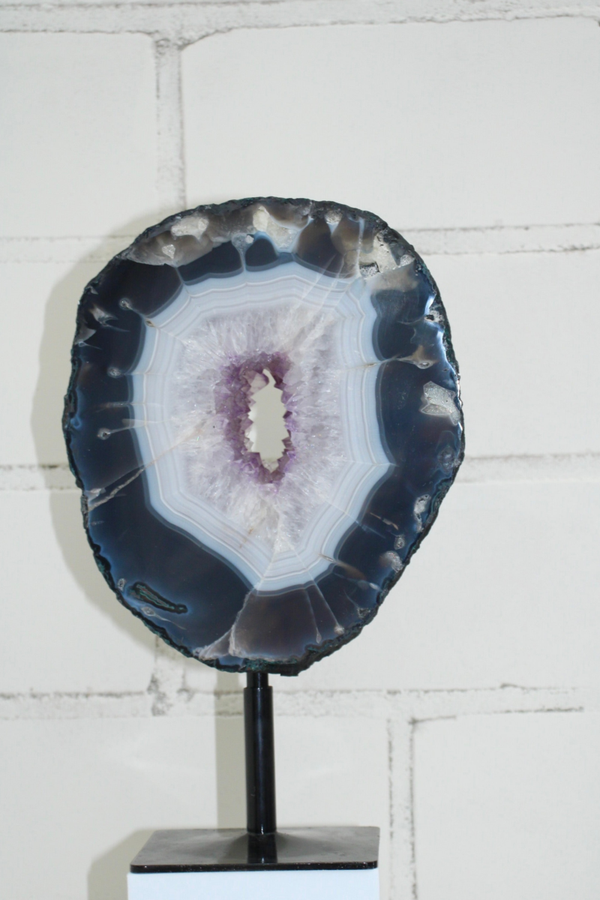 Agaat met amethist portaal