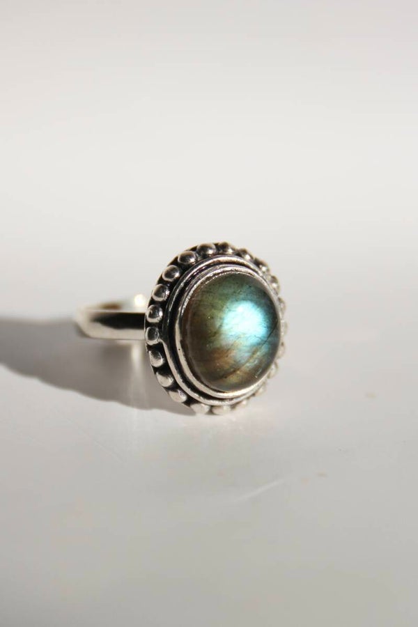 Labradorite Ring Silver