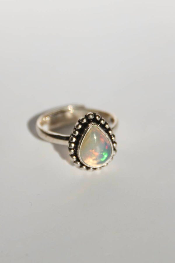 Ethiopian Opal Ring Silver
