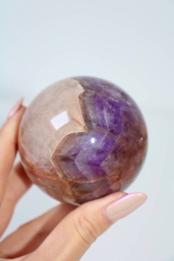 Amethist met agaat bol