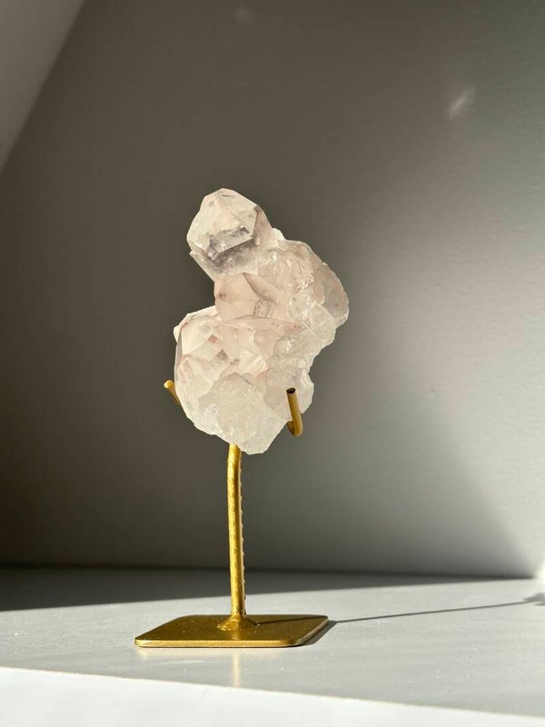 Roze lithium op standaard