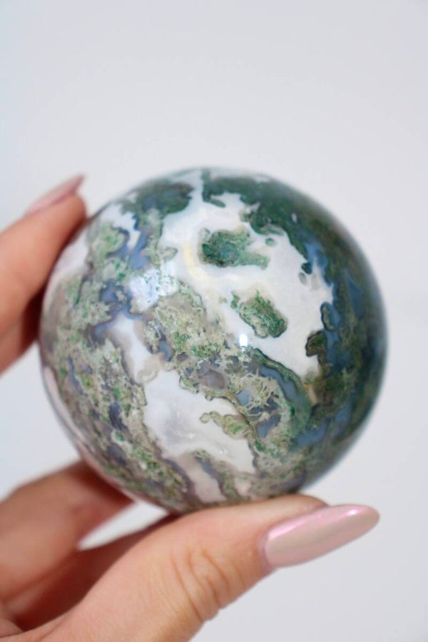 Mosagaat bol met druzy