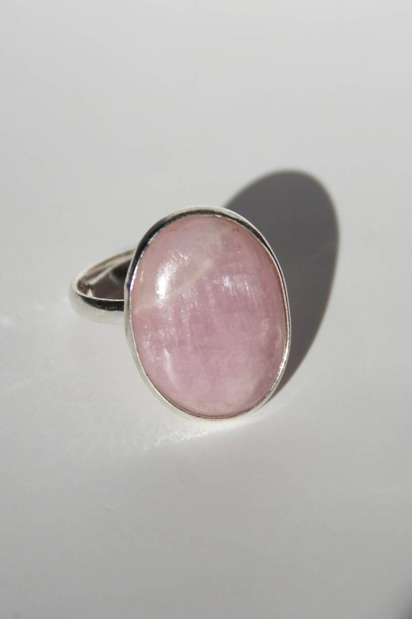 Kunzite Ring Silver