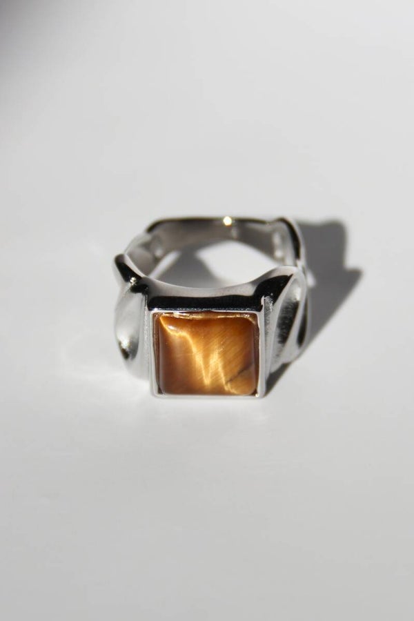 Tigerseye Ring Silver