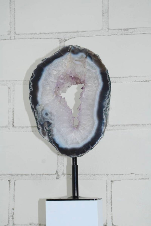 Agaat met amethist portaal