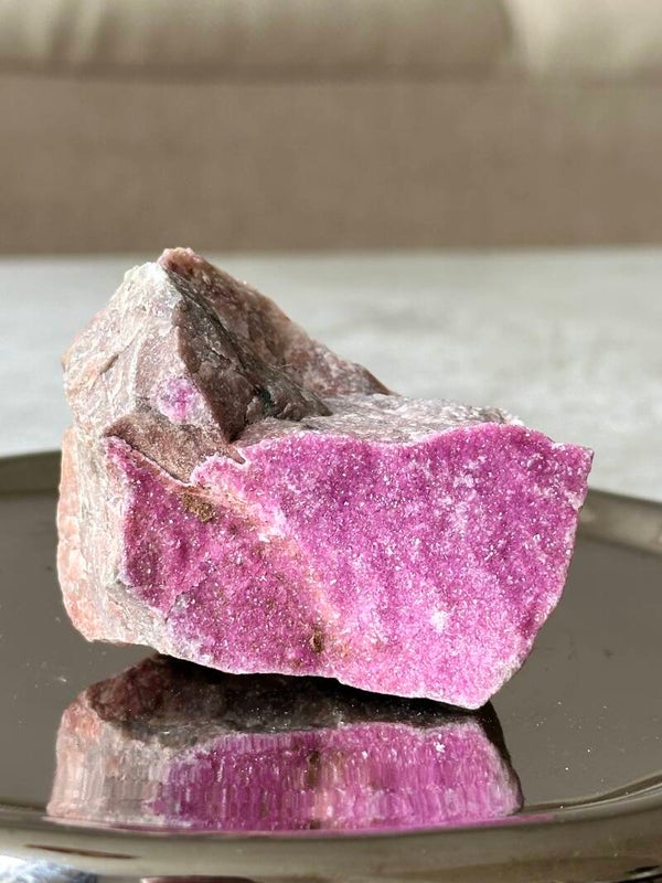 Cobalt calcite (double sided)