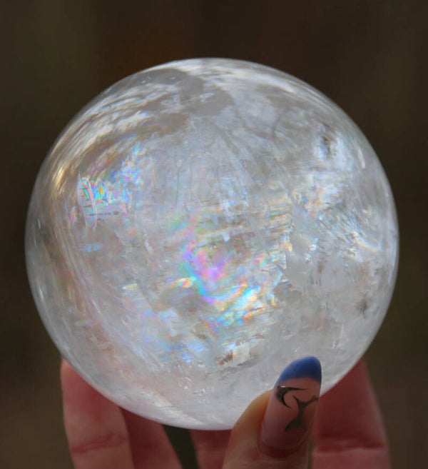 Optical calcite sphere nr.1