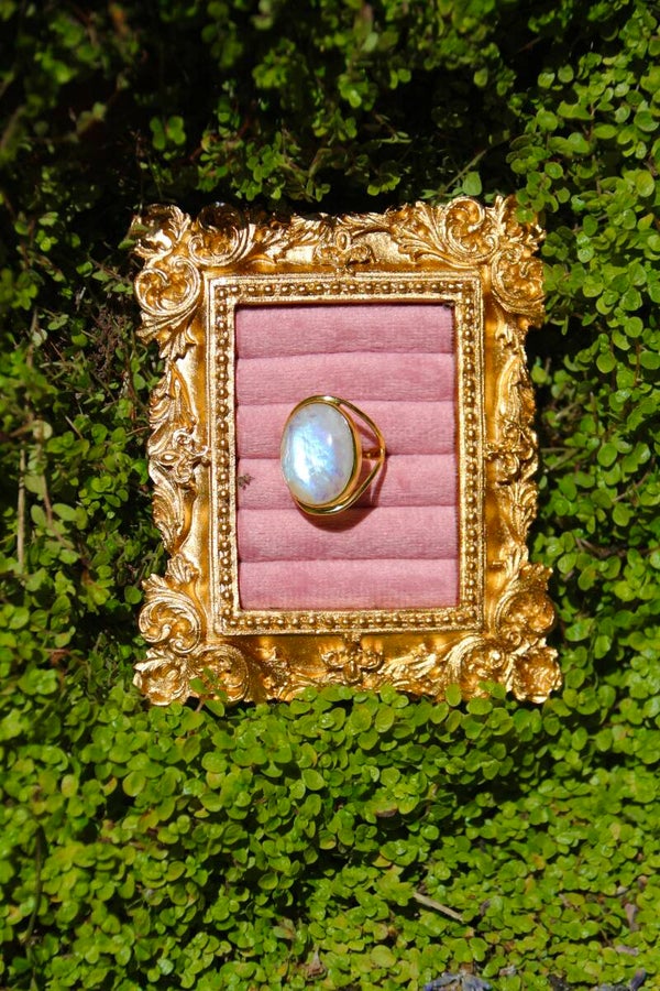Moonstone Statement Ring