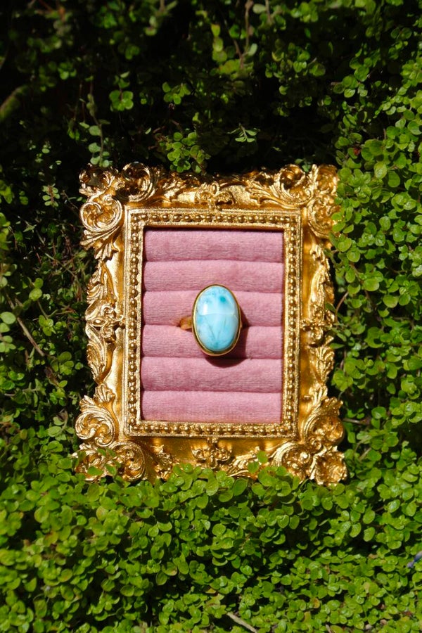 Larimar Statement Ring