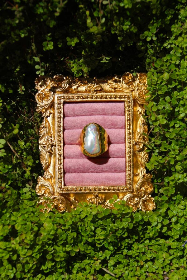 Biwa Pearl Statement Ring