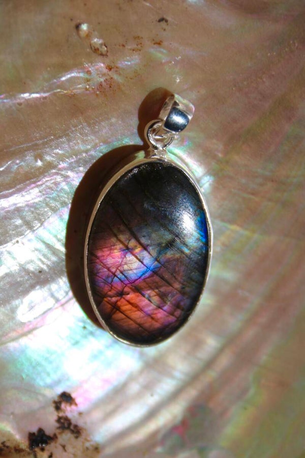 Mermaid Labradorite Pendant