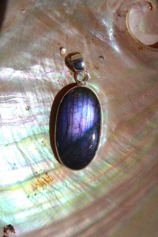 Mermaid Labradorite Pendant