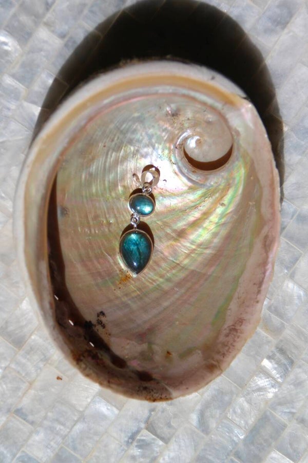 Double Labradorite Pendant