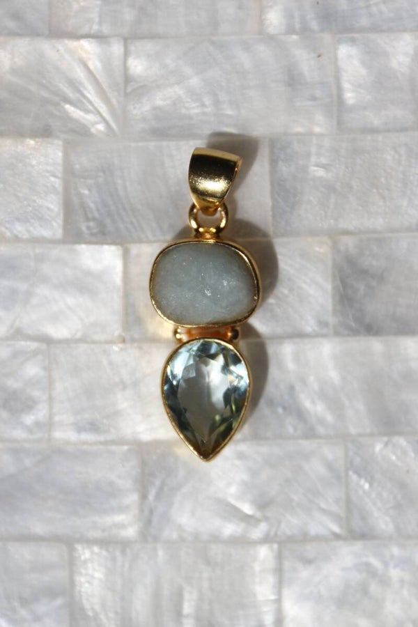 Aquamarine Multi Pendant