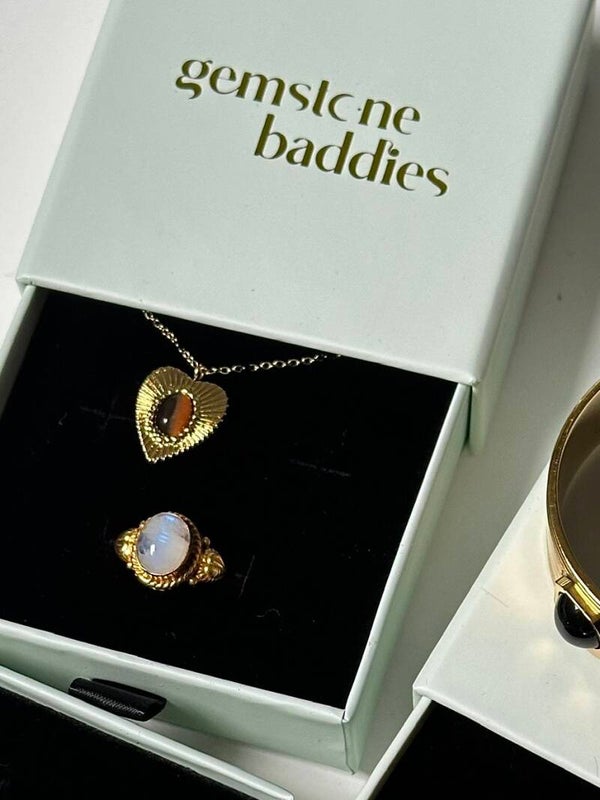 Golden heart necklace