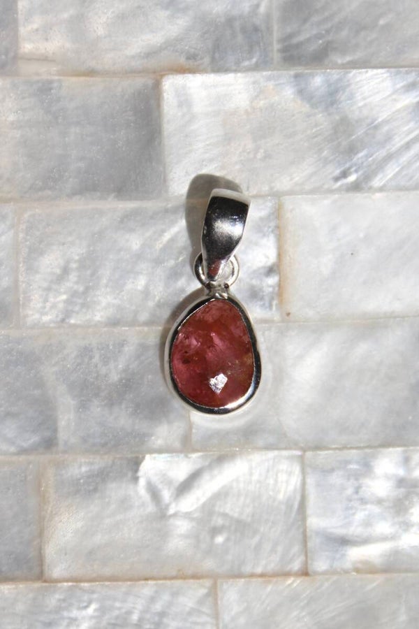Pink Tourmaline Pendant