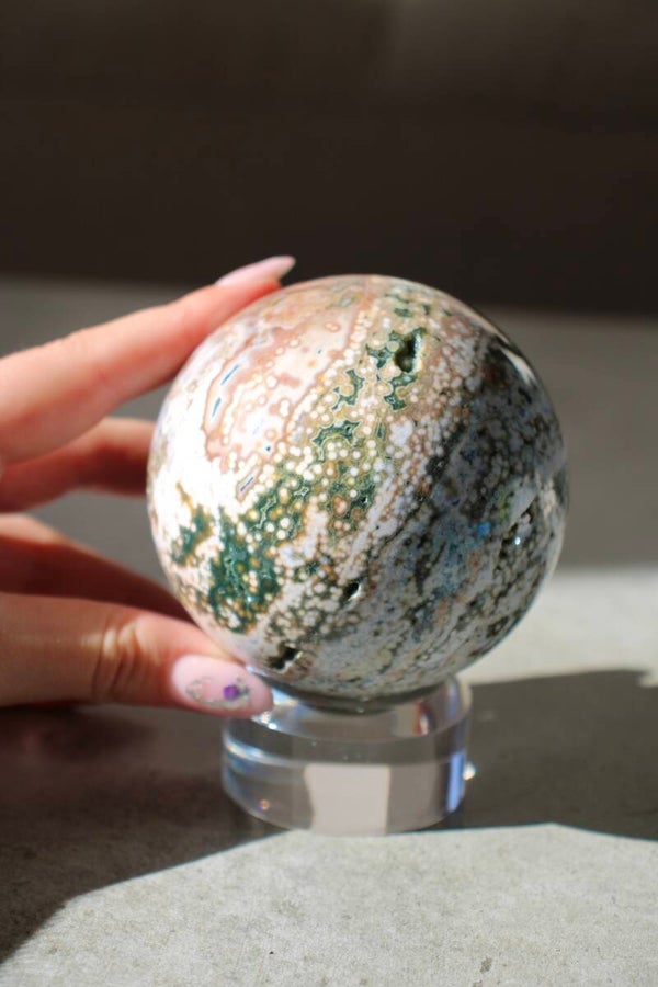 Oceaan jaspis sphere 1