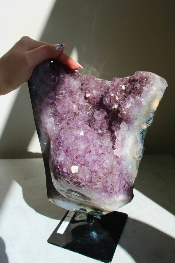 Amethist op standaard (8 kg)