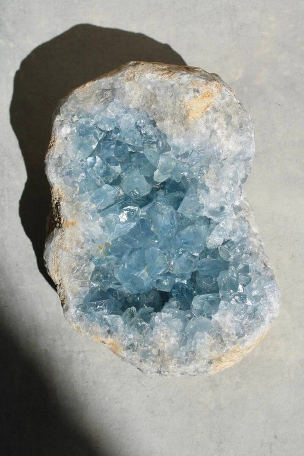 Celestite cluster