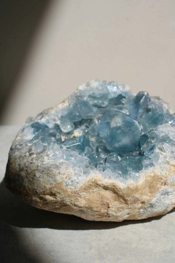 Celestite cluster