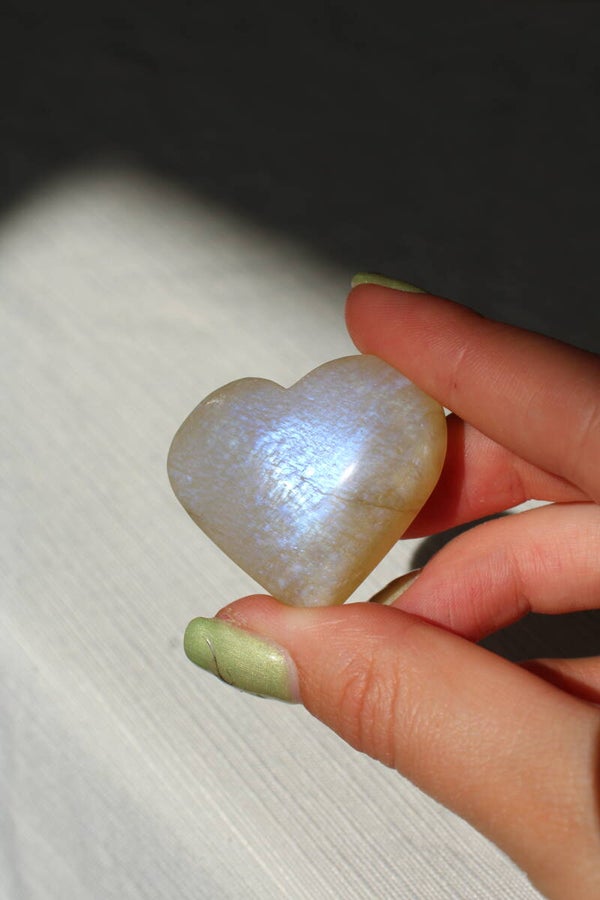Moonstone heart