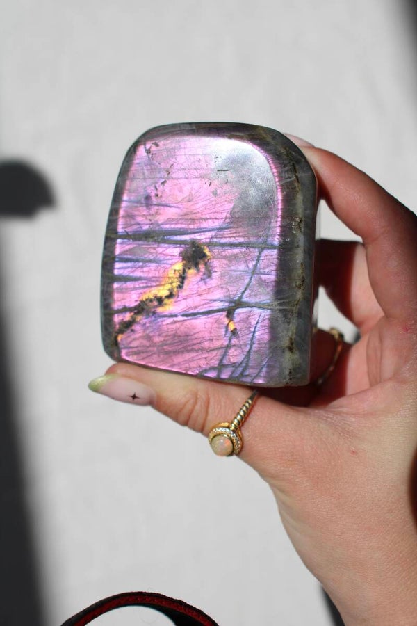 Labradorite sculpture