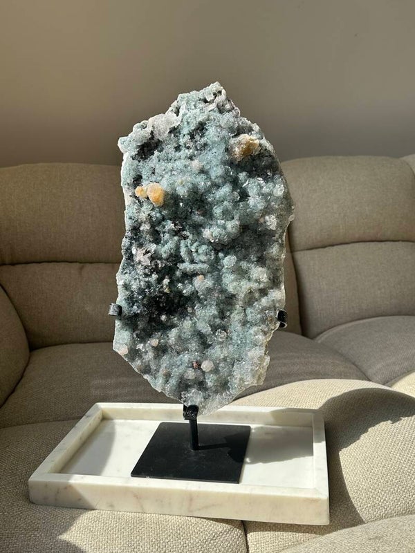 Green Flower Amethyst statement