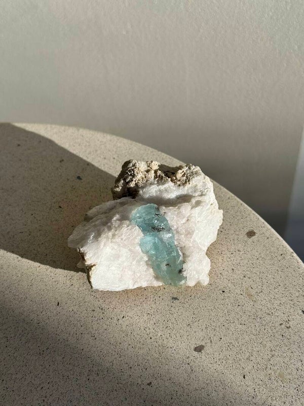 Aquamarijn specimen (gem kwaliteit)