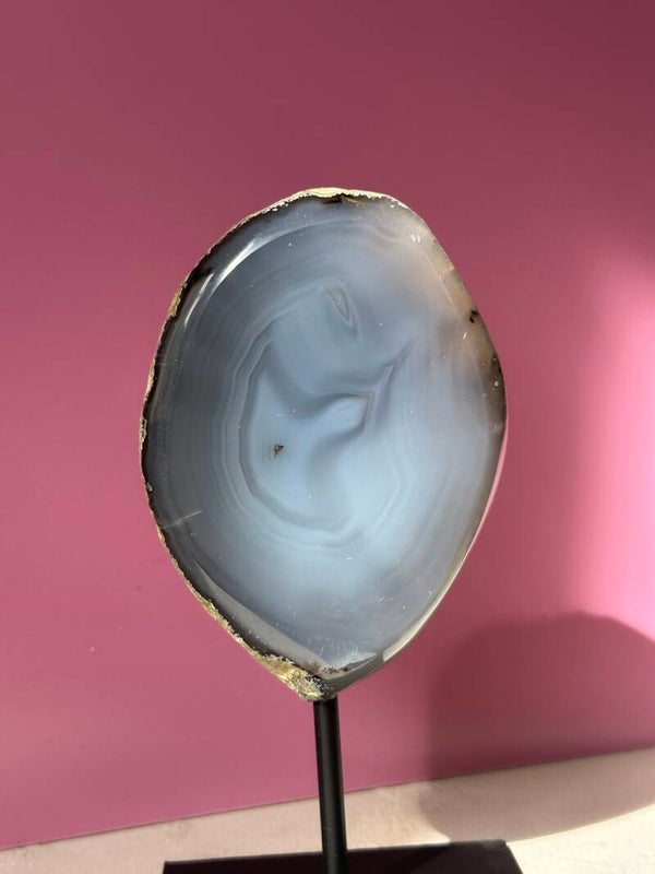 Agate on stand