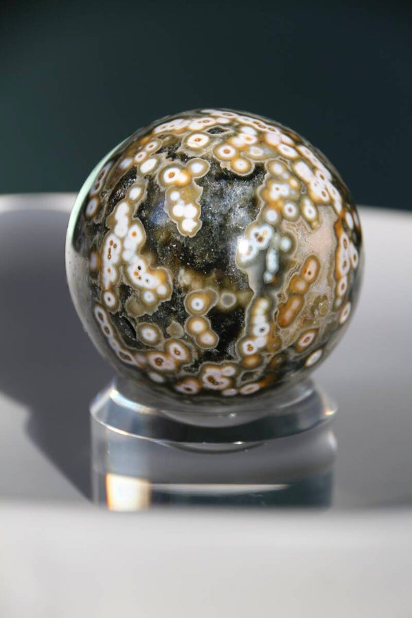 Ocean jasper sphere 2