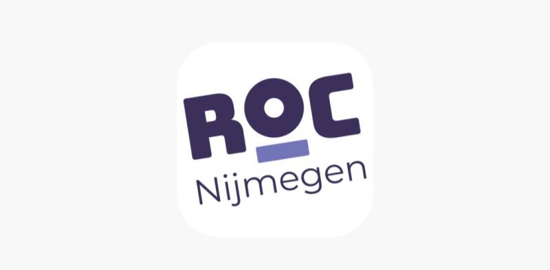 logo ROC Nijmegen onderwijsinstelling voor mbo opleidingen in regio Nijmegen