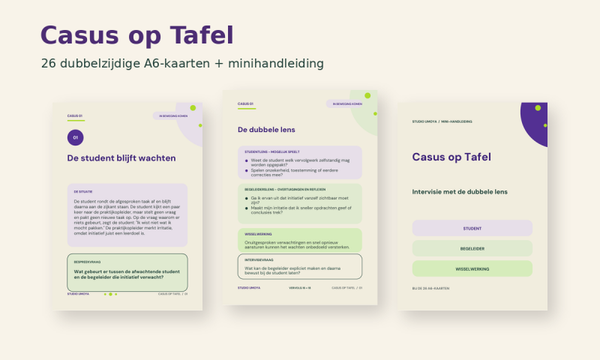 Casus op Tafel – intervisiekaarten