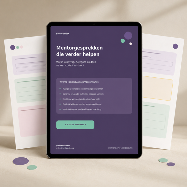 Mentorgesprekken in het mbo