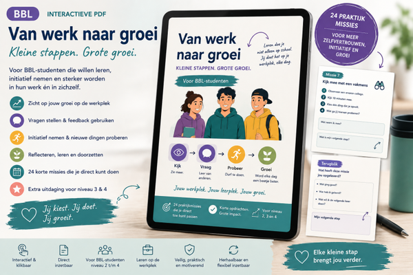 Zie wat je leert terwijl je werkt