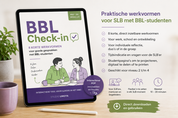8 korte werkvormen voor goede SLB-gesprekken met BBL-studenten