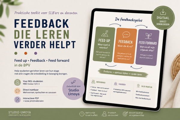Feed up • Feedback • Feed forward in de BPV