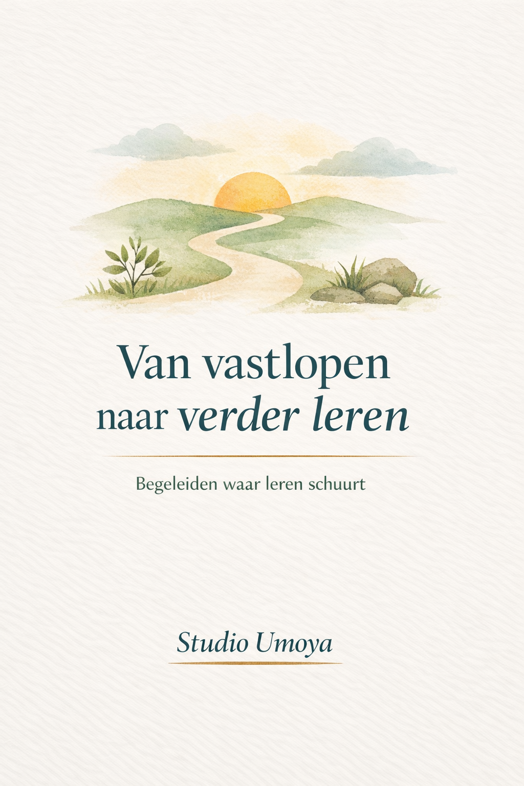 Van vastlopen naar verder leren