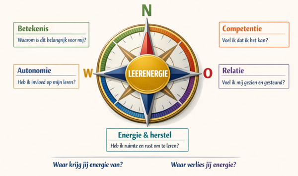 Leerenergiekompas voor mbo-studenten