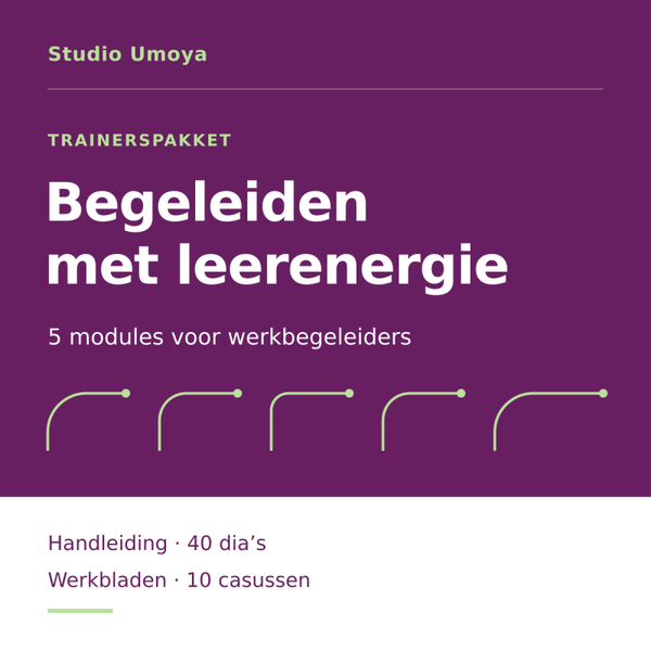 Begeleiden met leerenergie – trainerspakket met 5 modules