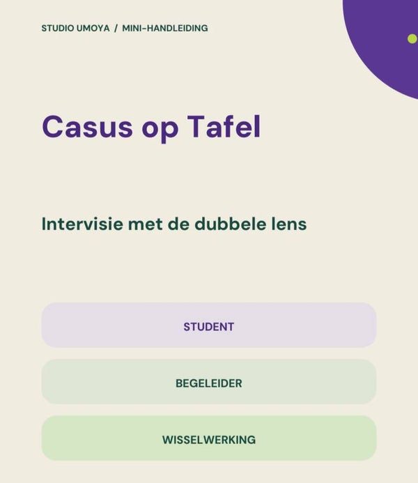 Casus op tafel