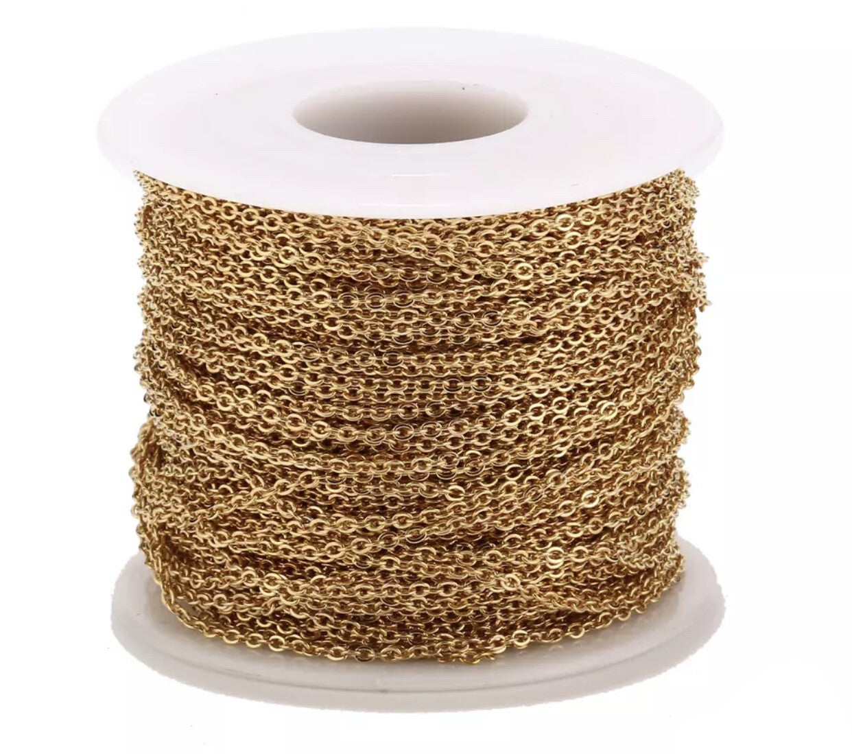 Stainless steel voordeel verpakking Jasseron 2mm 10 meter op rol