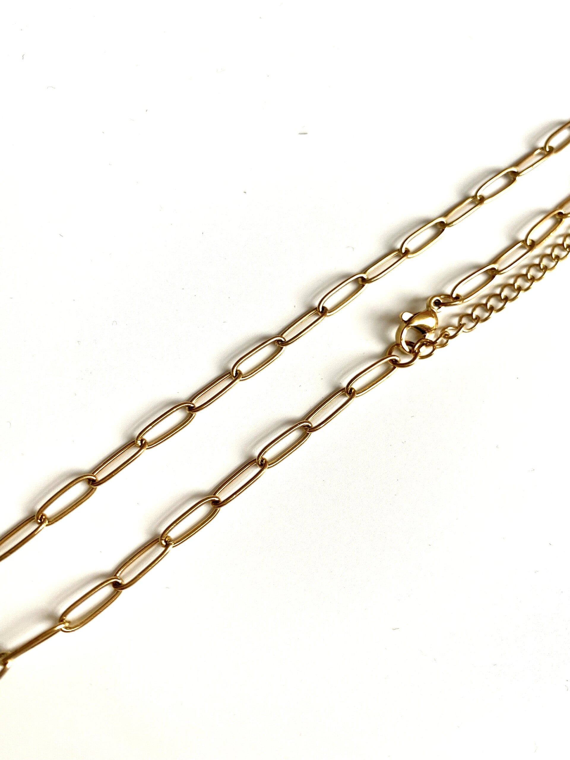 Stainless steel ketting Goud