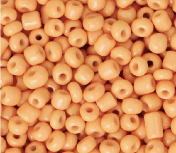 Rocailles 8/0 3mm Apricot orange