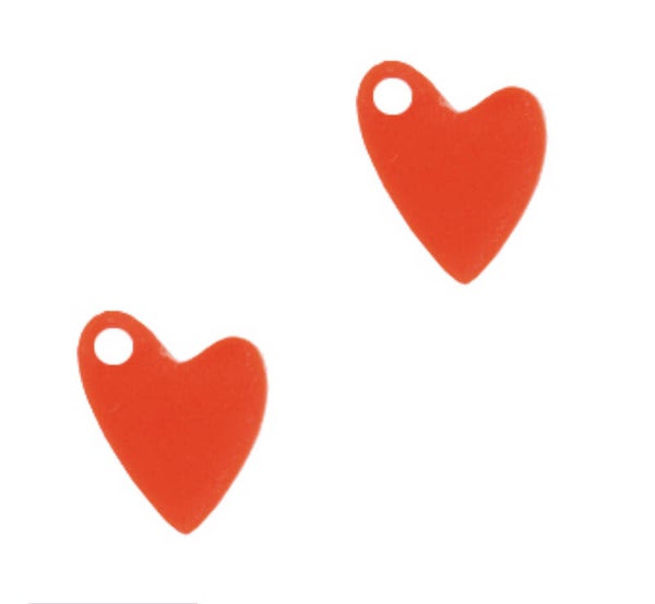 Plexx bedel / hanger hart rood