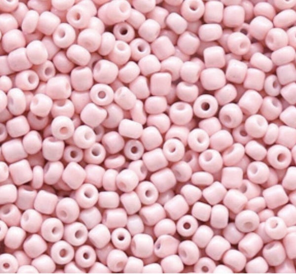 Rocailles 12/0 2mm champagne blush rose