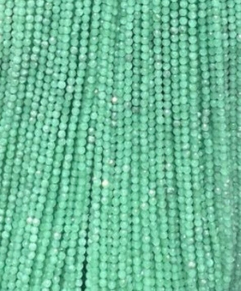 Natuursteen kralen 2mm crysopraas