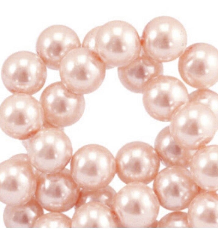 Top quality glasparels 6mm powder rose