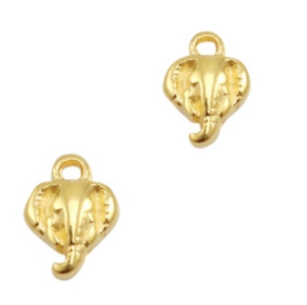 DQ metaal olifant bedel goud