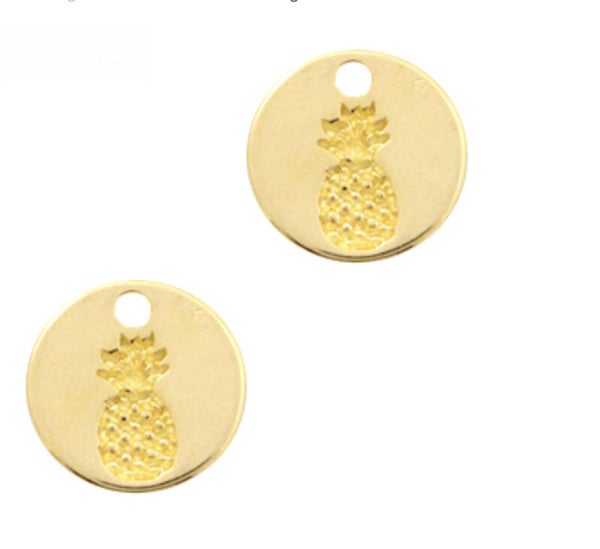 DQ bedels metaal ananas goud
