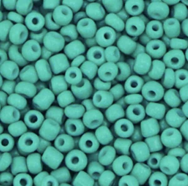 Rocailles 3mm viridian Green